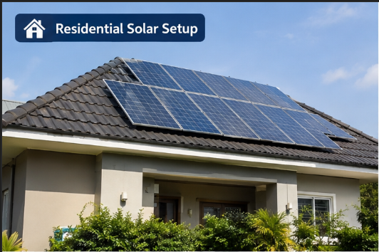 Residential Solar Setup